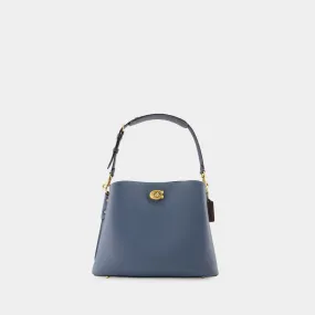 Coach  Willow Shoulder Bag - Coach - Blue Denim - Leather